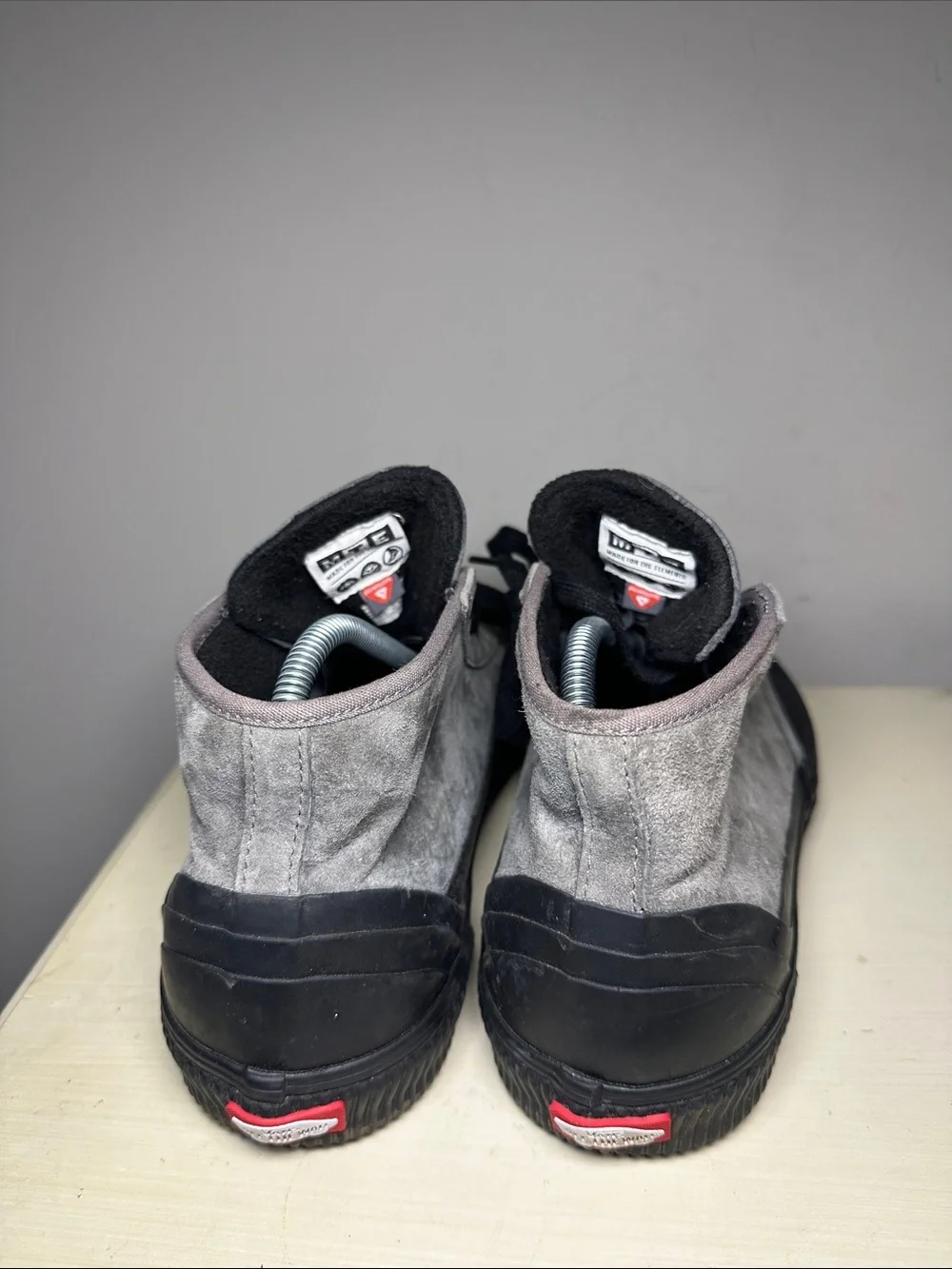 Vans suede gray with black grunge MTE ultra Cush winter boots
